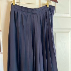 Jcrew pleated midi skirt